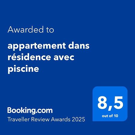 Appartement Dans Residence Avec Piscine 拉隆德莱丝莫里斯 外观 照片